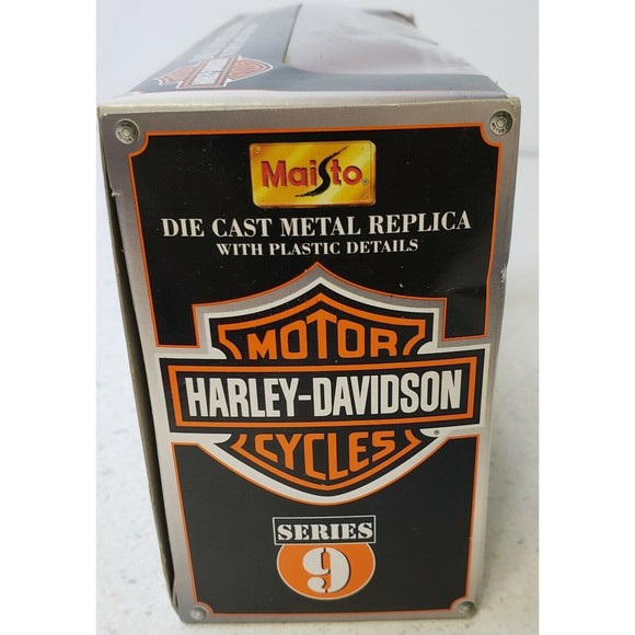 MAISTO HARLEY-DAVIDSON  1:18 SCALE DIECAST FXSTD Softail Deuce MOTORCYCLE Ser. 9 - Picture 7 of 8